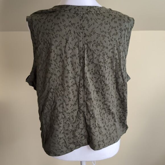 All in Motion XXL Green Sleeveless Boxy Fit Crop Top, NEW - Picture 5 of 6